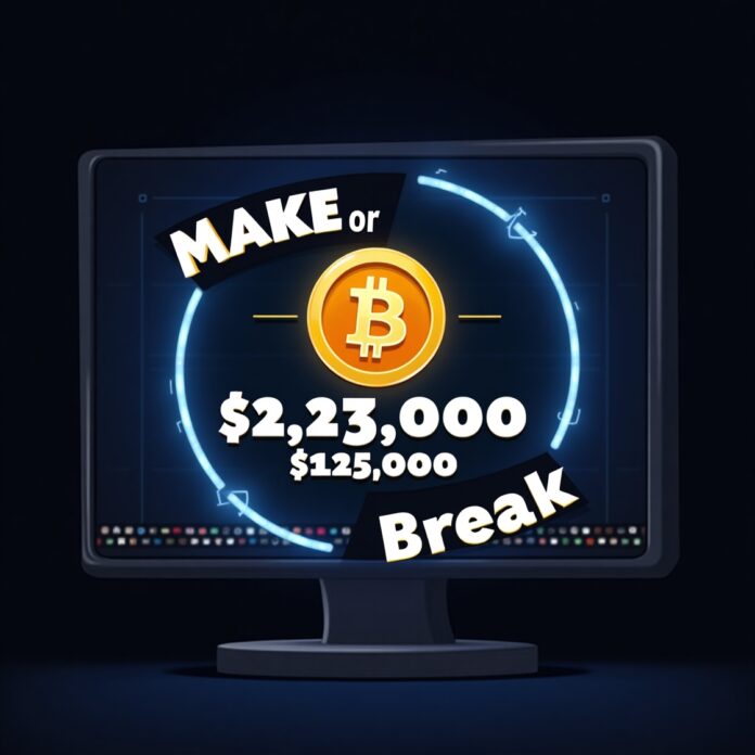 Bitcoin Hits $123K Ahead of Make-or-Break