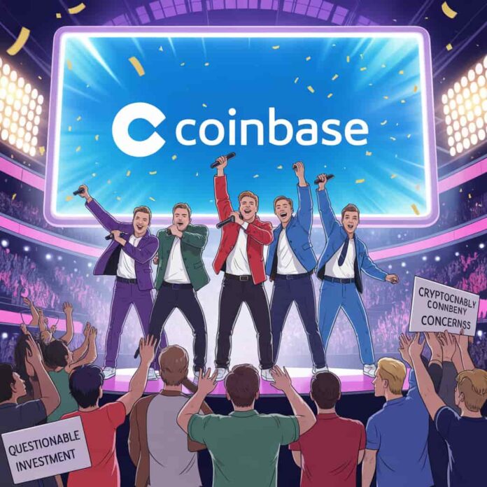 Coinbase Super Bowl Ad 2026 Backstreet Boys Karaoke Controversy