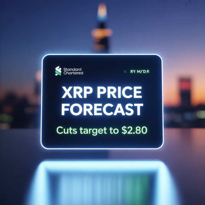 XRP Price Forecast Standard Chartered Cuts Target to $2.80